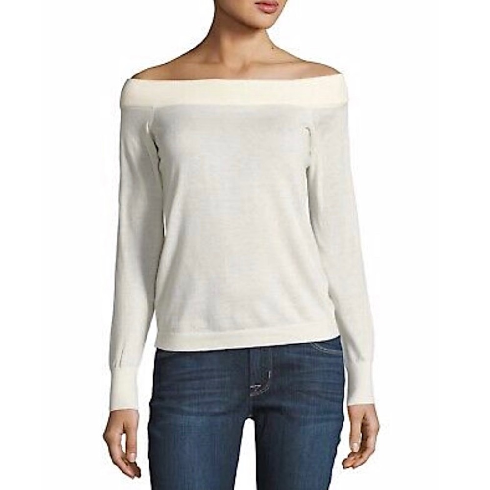 ✨NWT! Rebecca Taylor Off the Shoulder Sweater